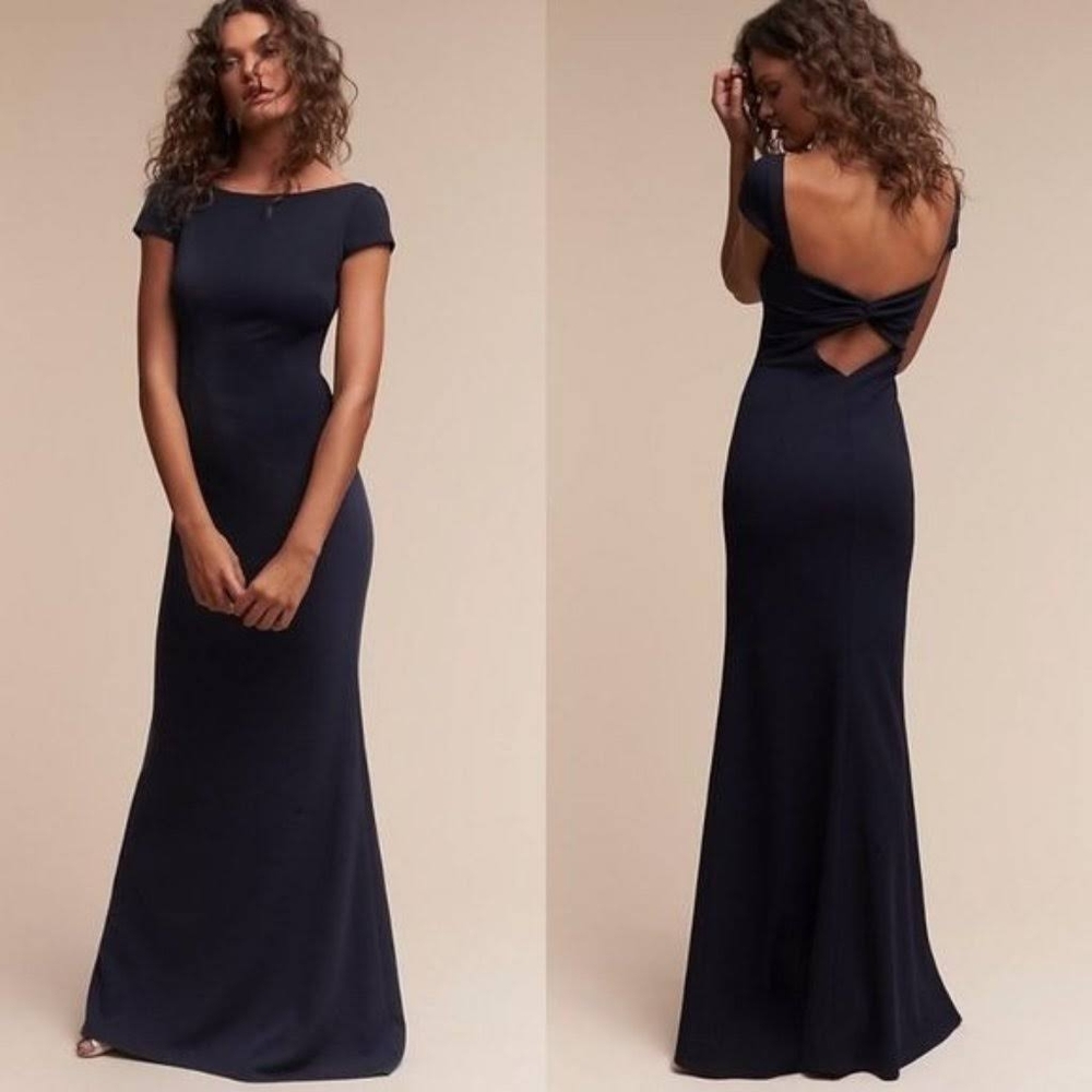 Bhldn Katie May Madison maxi dress - navy blue